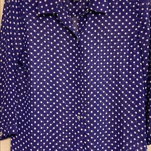 Chico’s Purple Polka Dot blouse